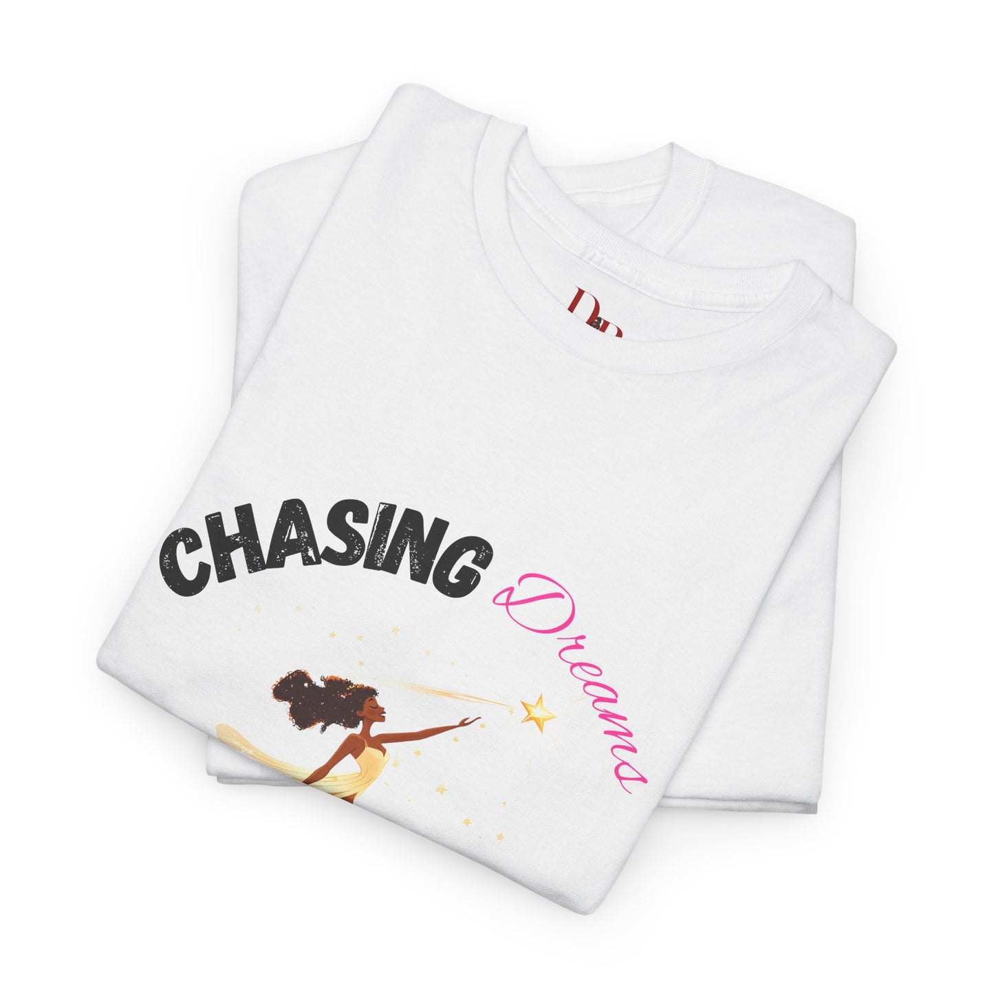 "Chasing Dreams Not Approval" Inspirational Shirt – Motivational Tee in Black & Pink Text