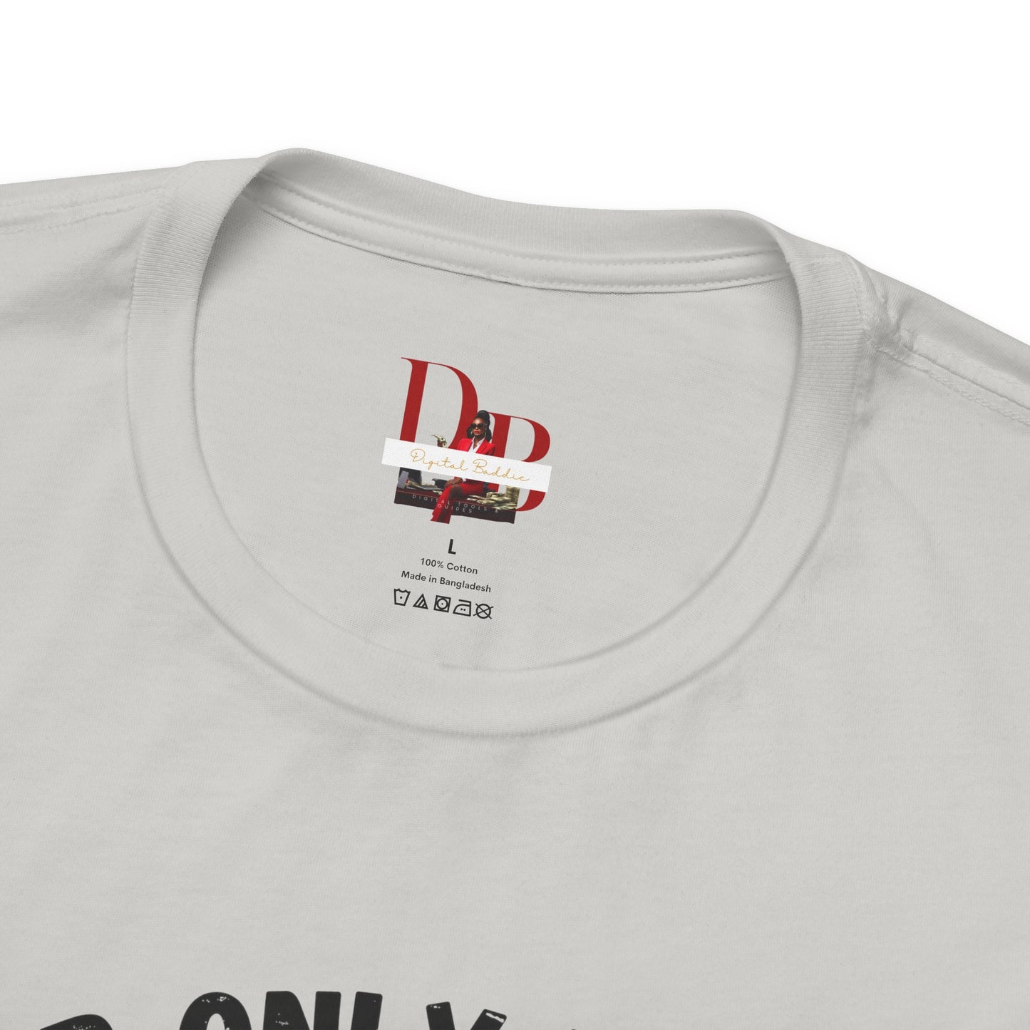 "Your Only Limit Is You" Inspirational Shirt B – Motivational Tee in Black & Pink
