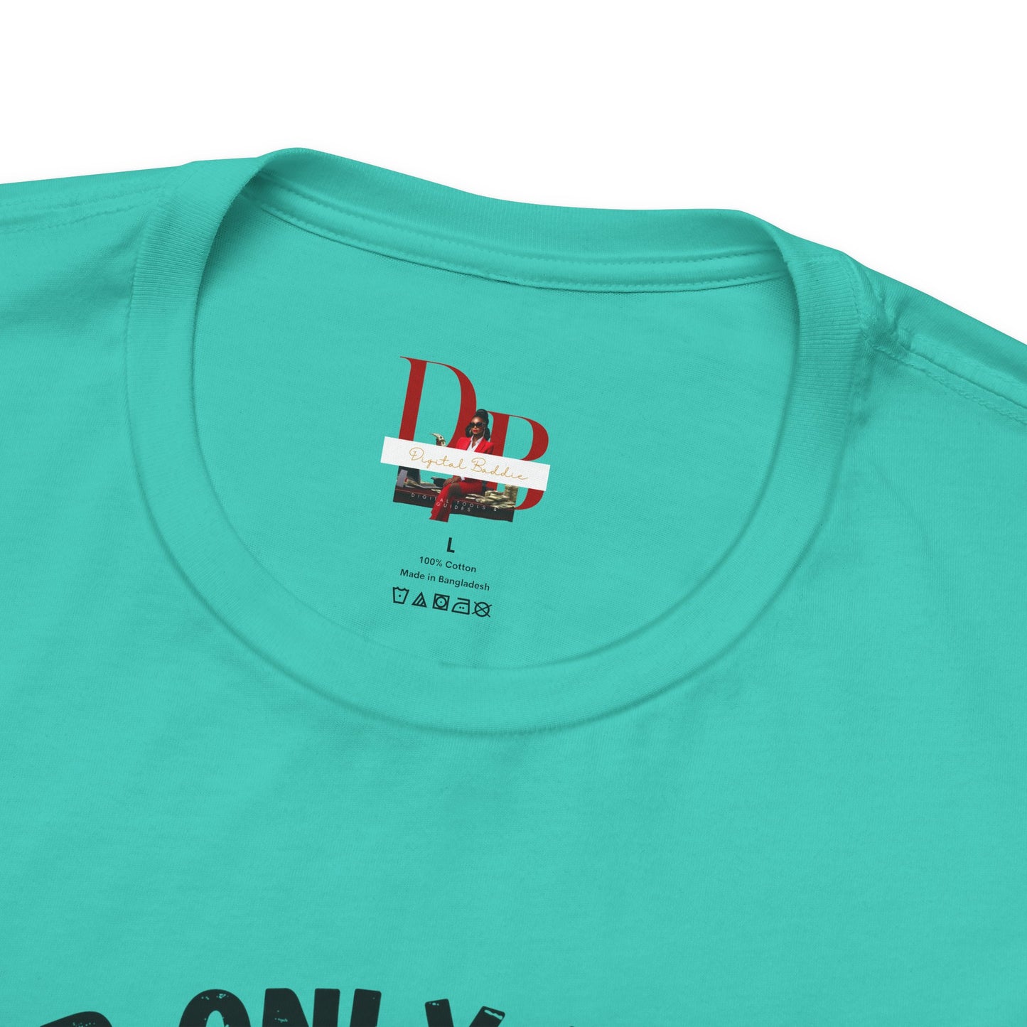 "Your Only Limit Is You" Inspirational Shirt B – Motivational Tee in Black & Pink