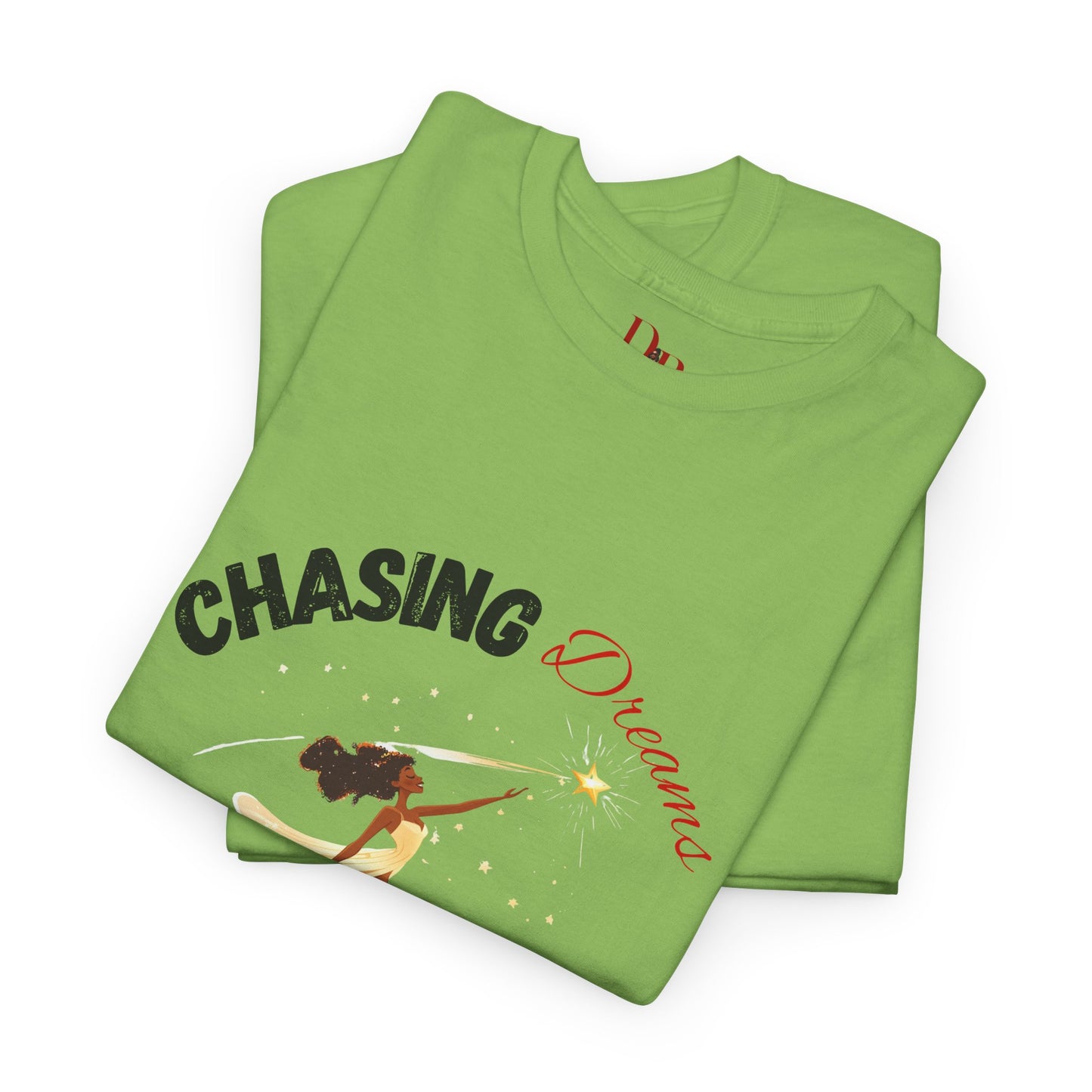 "Chasing Dreams Not Approval" Inspirational Shirt – Motivational Tee in Black & Red Text