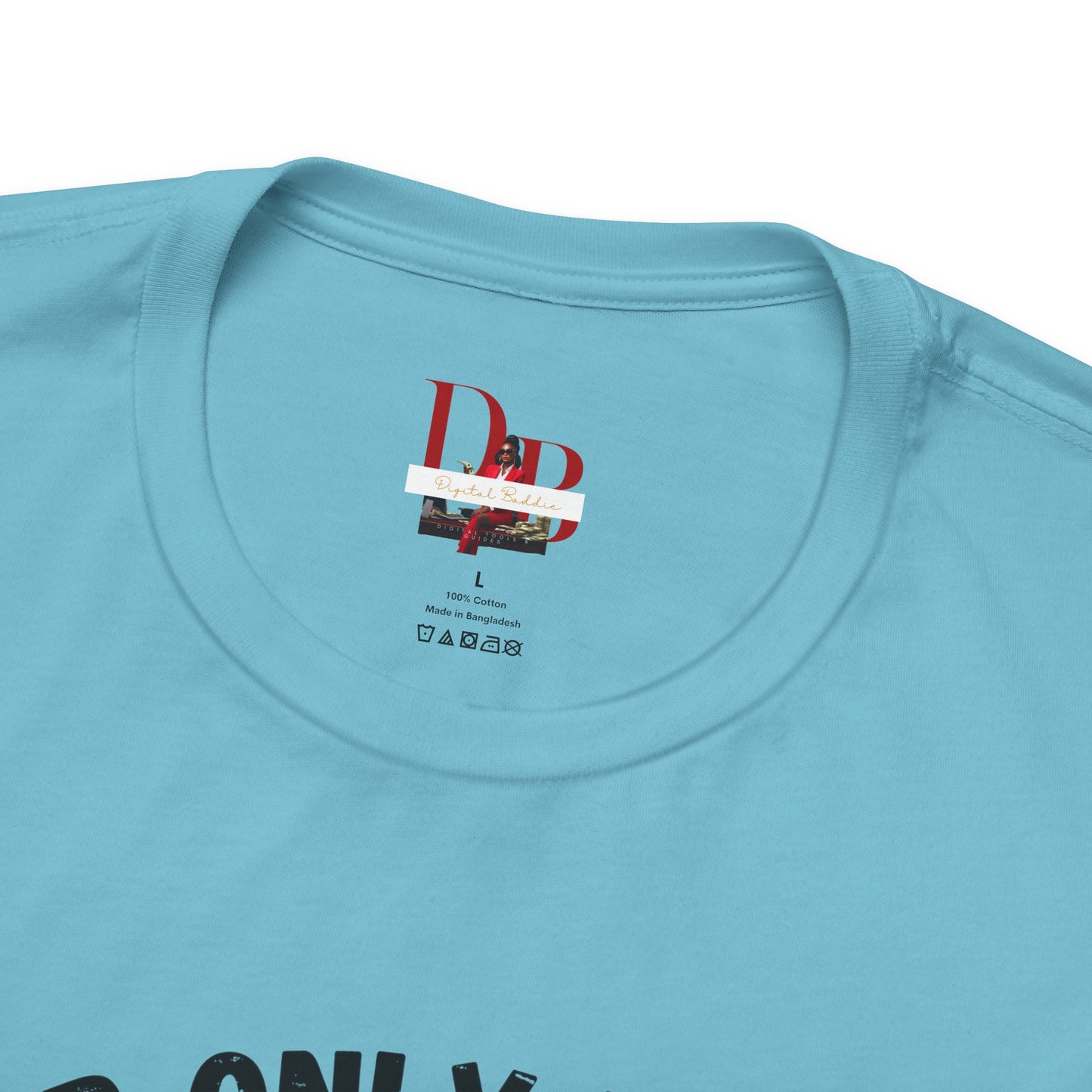 "Your Only Limit Is You" Inspirational Shirt B – Motivational Tee in Black & Pink