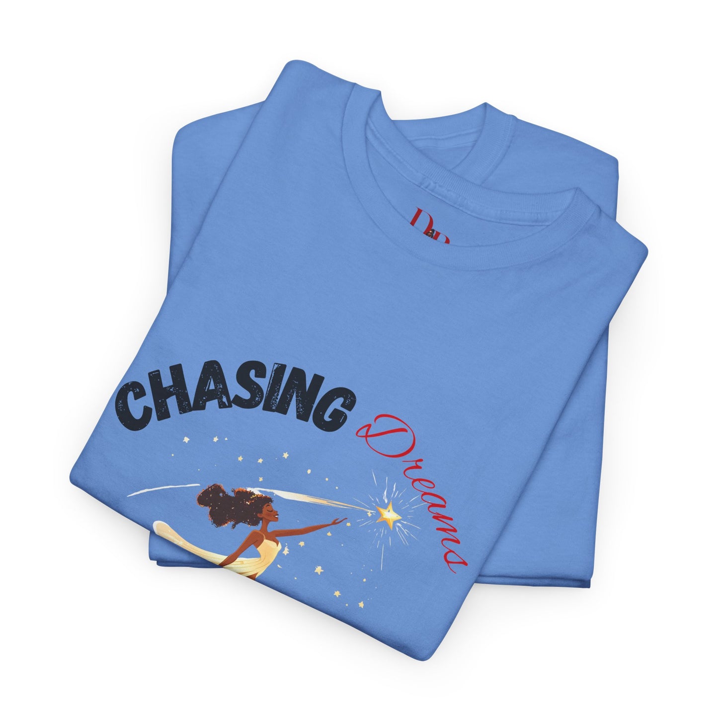 "Chasing Dreams Not Approval" Inspirational Shirt – Motivational Tee in Black & Red Text