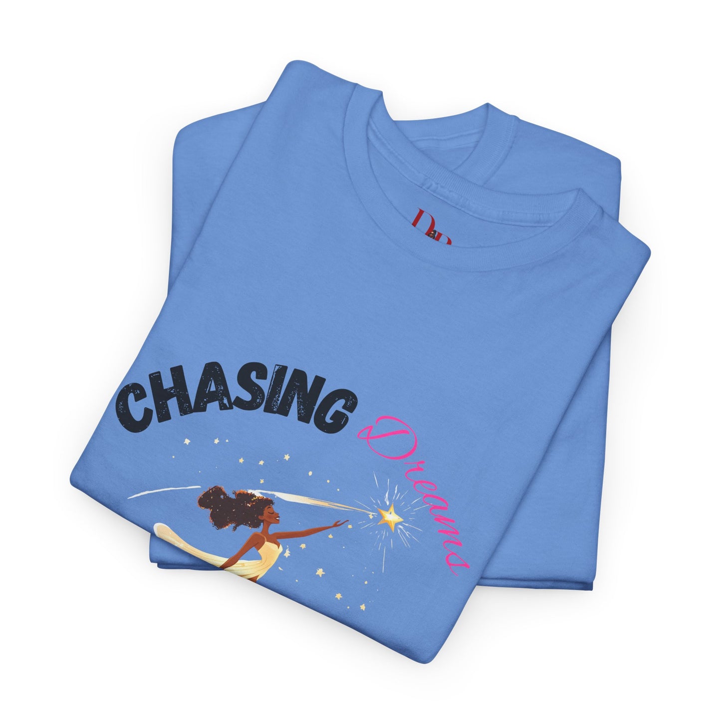 "Chasing Dreams Not Approval" Inspirational Shirt – Motivational Tee in Black & Pink Text