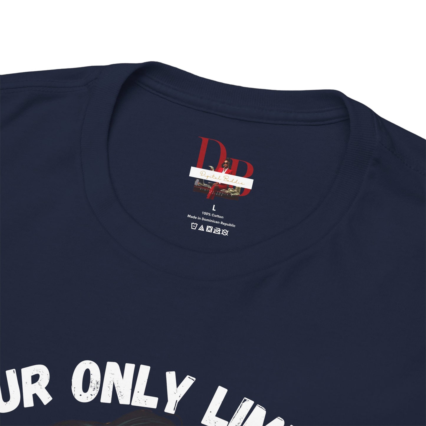 "Your Only Limit Is You" Inspirational Shirt – Motivational Tee in White & Red Text