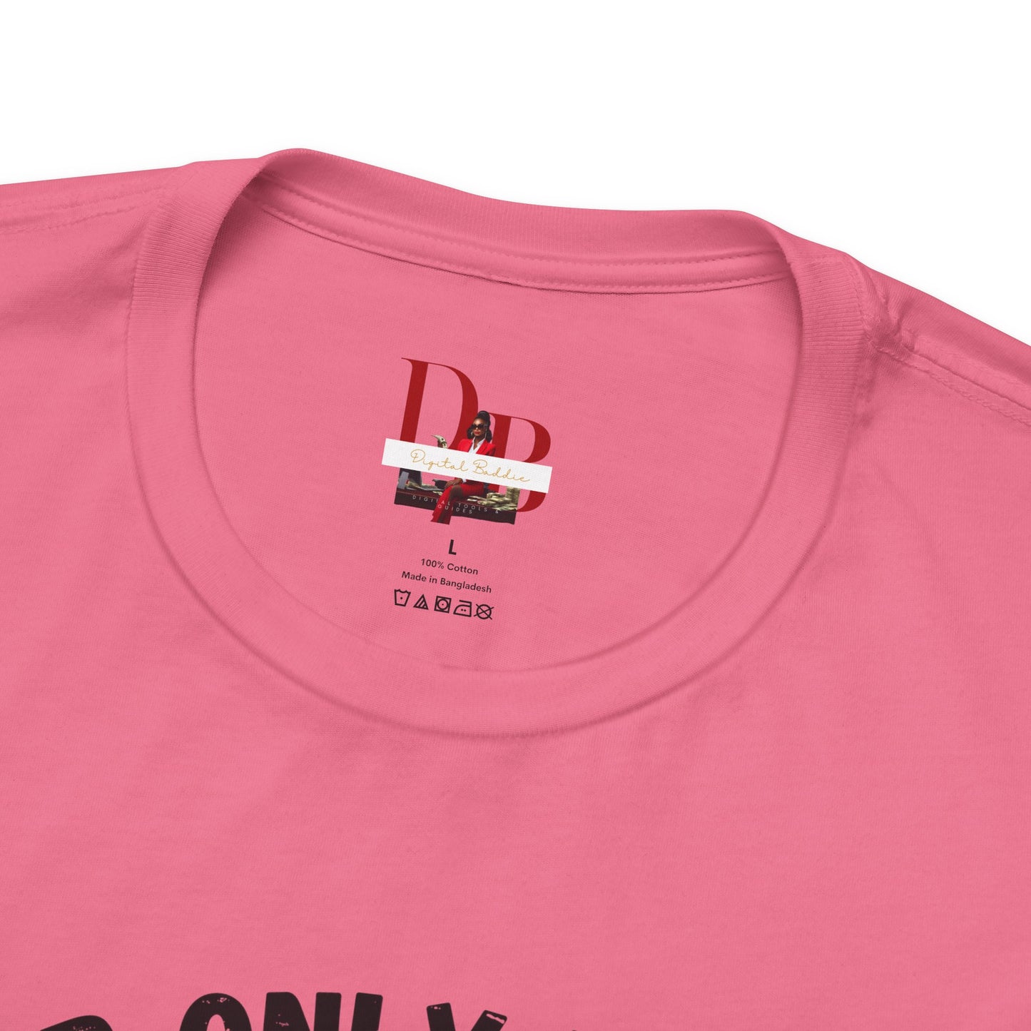 "Your Only Limit Is You" Inspirational Shirt B – Motivational Tee in Black & Red