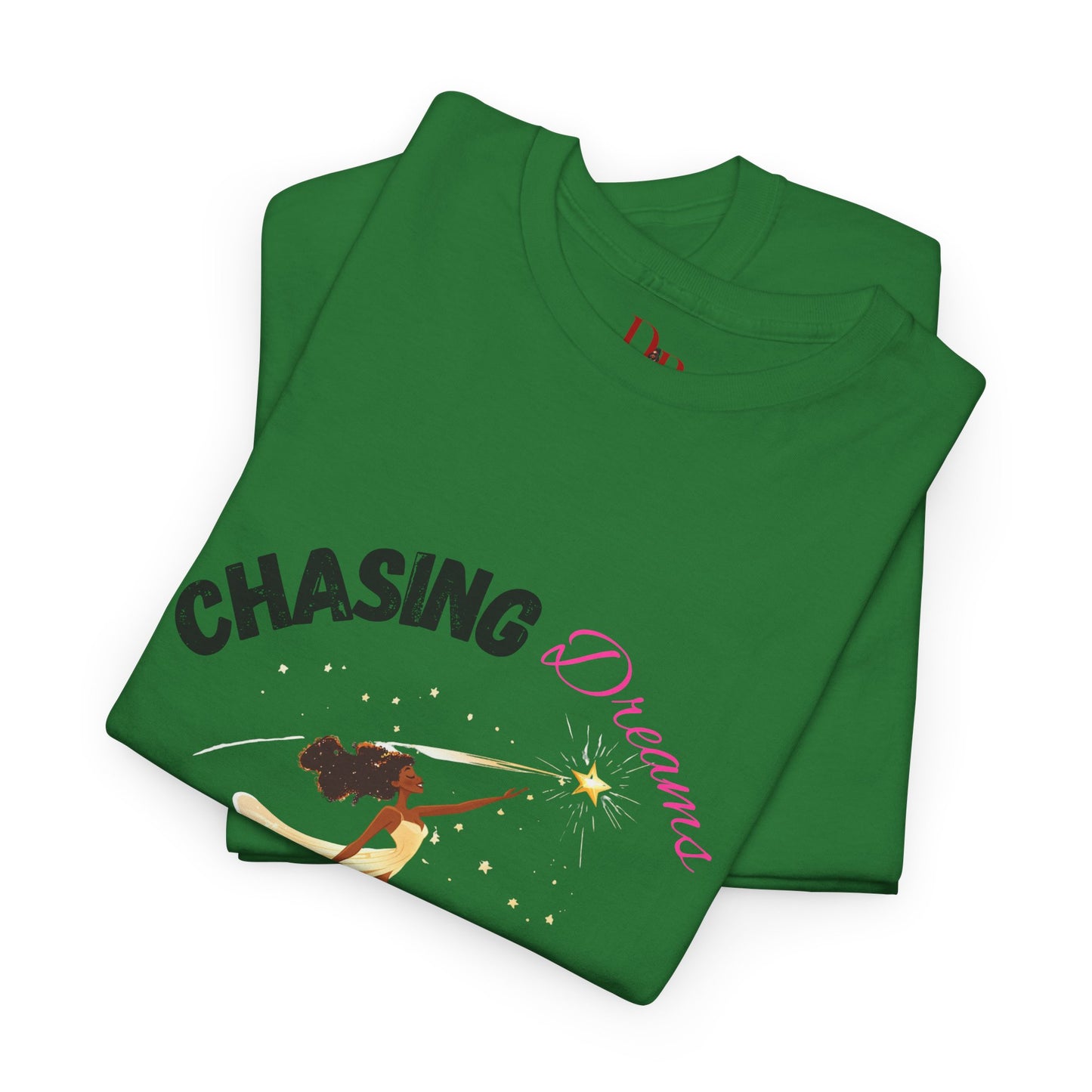 "Chasing Dreams Not Approval" Inspirational Shirt – Motivational Tee in Black & Pink Text