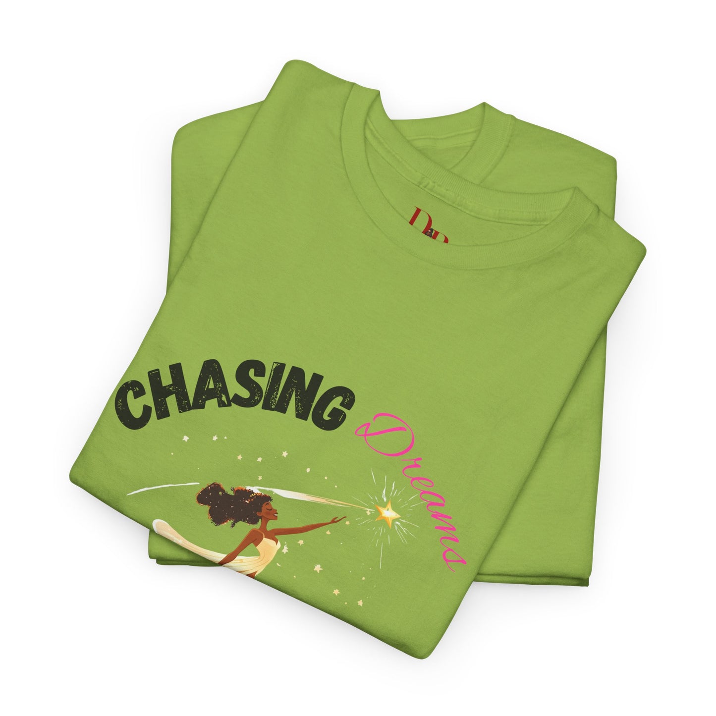 "Chasing Dreams Not Approval" Inspirational Shirt – Motivational Tee in Black & Pink Text
