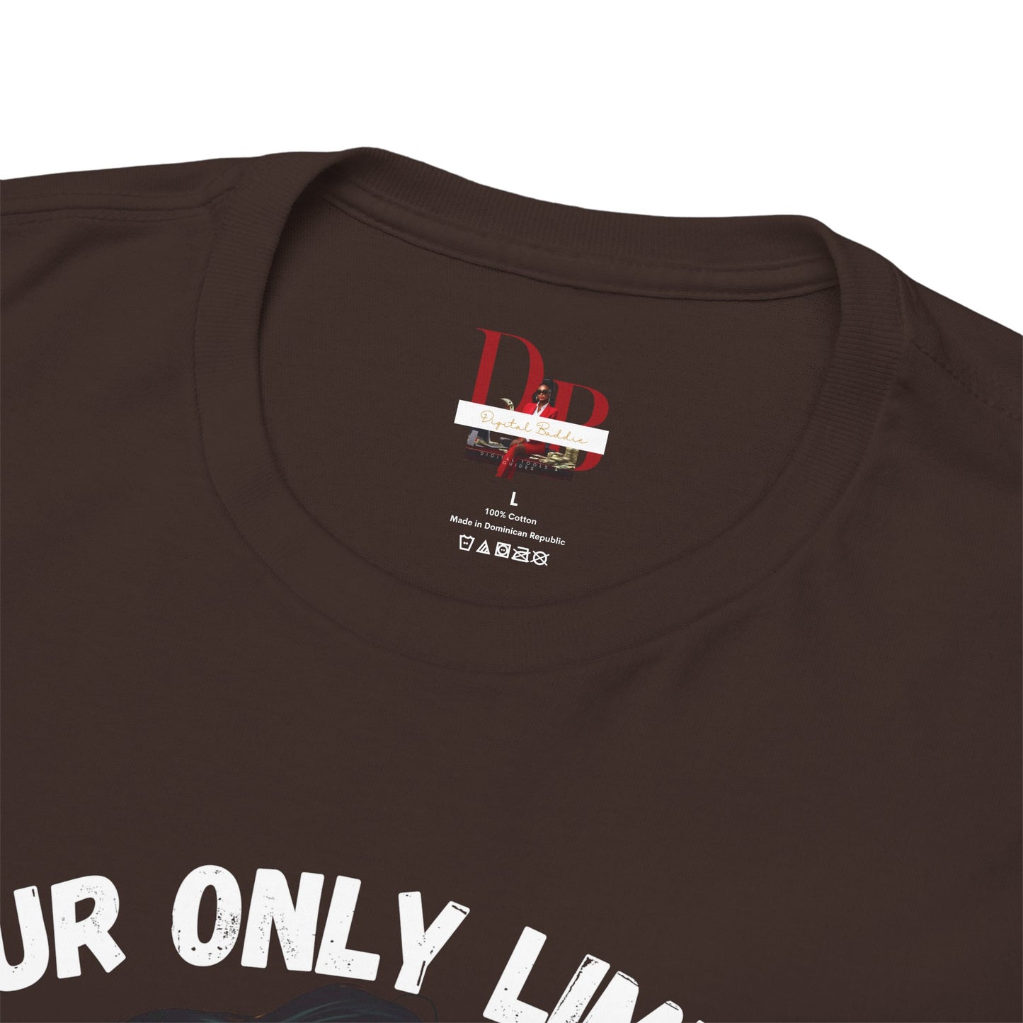 "Your Only Limit Is You" Inspirational Shirt – Motivational Tee in White & Red Text