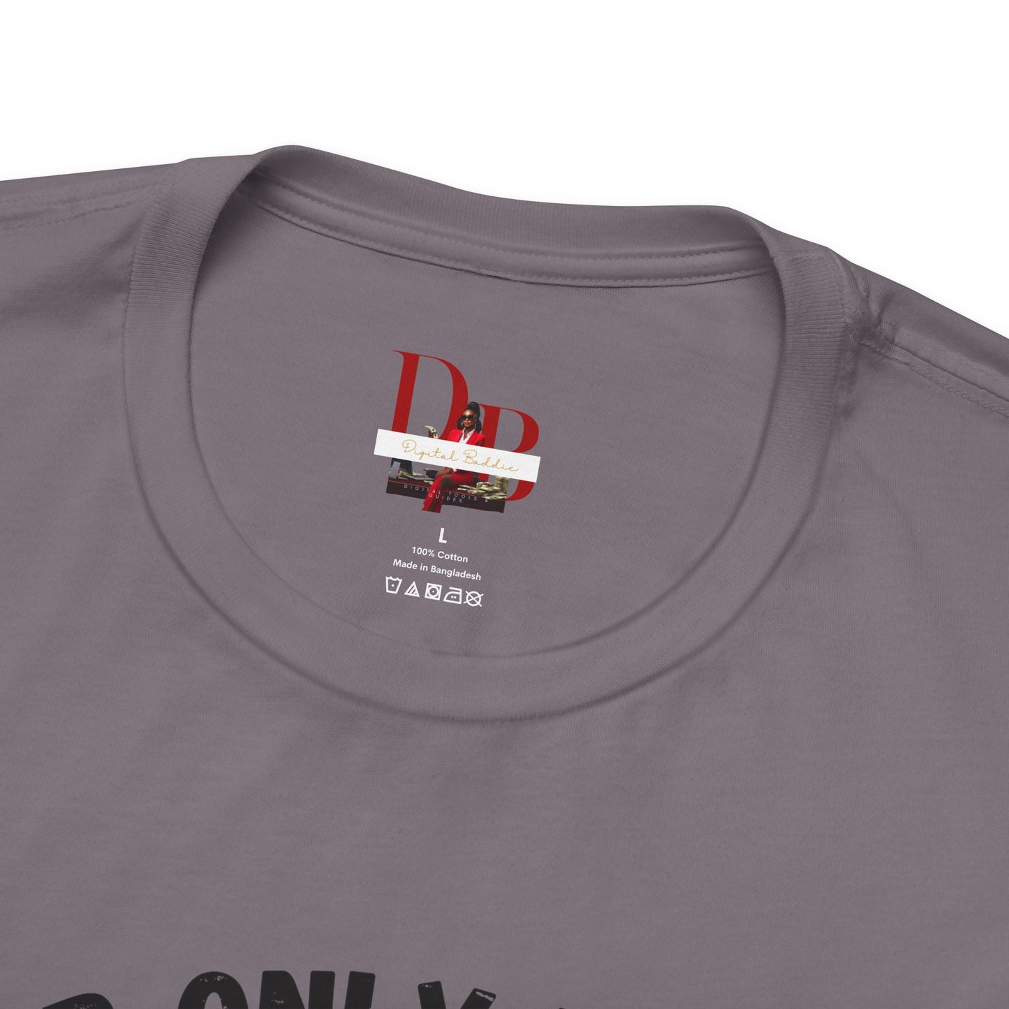 "Your Only Limit Is You" Inspirational Shirt – Motivational Tee in Black & Pink